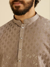 Men Sequin Kurta Set